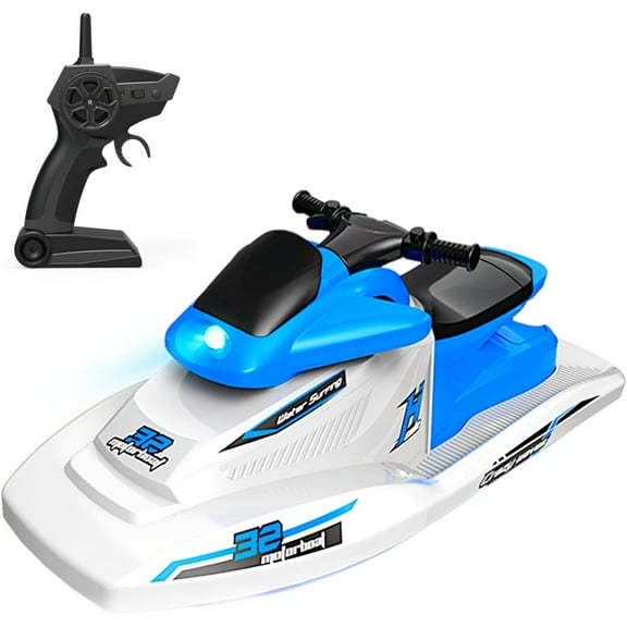 <new_title>POCO DIVO Crazy Waves Motorboat Surfing Jet Ski RC Model Boat 2.4Ghz</new_title>