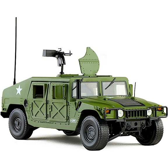 POCO DIVO Diecast 1/18 Hmmwv, US Army Utility Truck, Metal Military Armored Vehicle, Heavy Alloy Battlefield Car, Action Play Toy Classic Scale Model, Kids Boys Patriot Gift Adult Craft Collection
