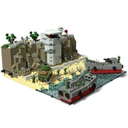 POCO DIVO Omaha Beach D-Day Normandy Landings WWII Collection Toy Building Brick Set ، 723 قطعة