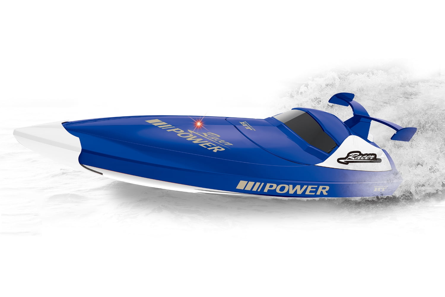 POCO DIVO RC Racing Boat 20mph Power Racer 2.4Ghz High Speed Yacht - Blue
