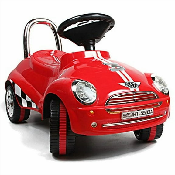 Ride on Car Toy Gliding Scooter Red with Sound and Light