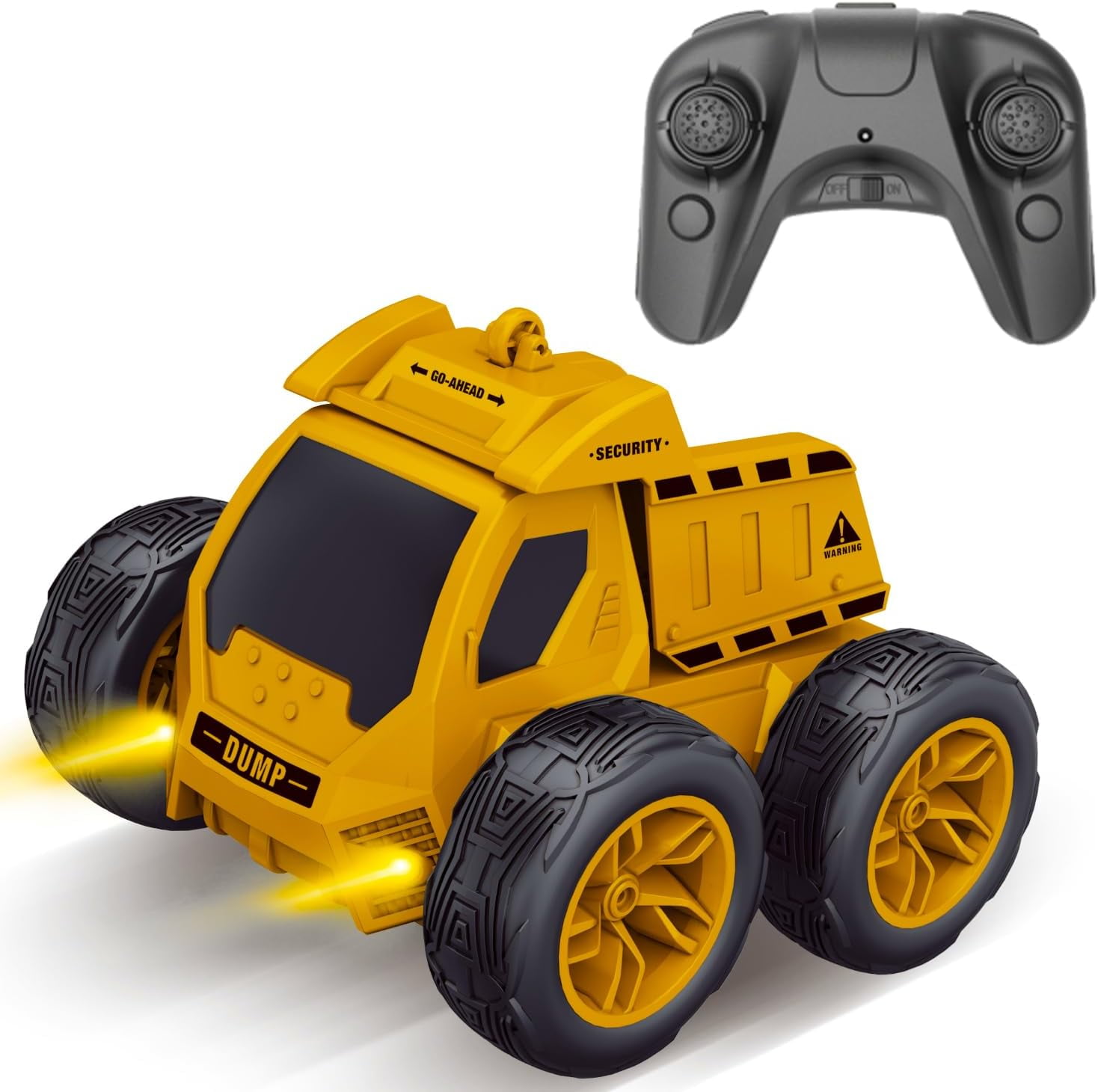POCO DIVO Stunt Dumper, Tumbling RC Bigfoot Dump Truck,