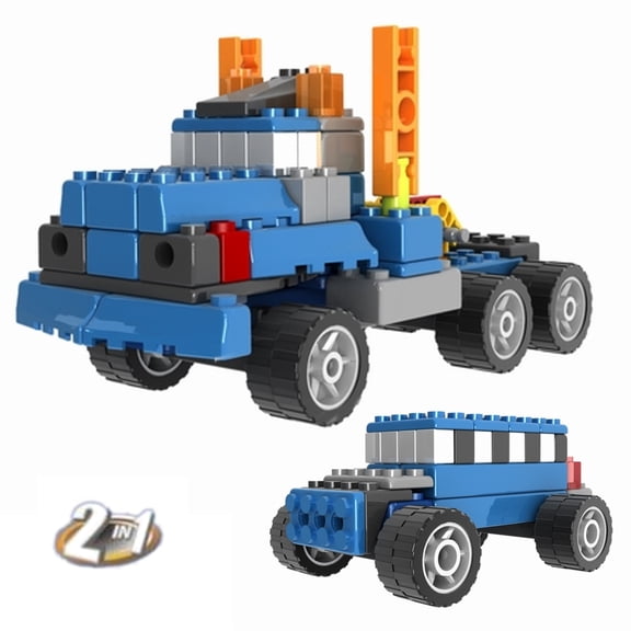 POCO DIVO Trailer Head Truck Cargo Van Micro Block Building Set (145 pcs)
