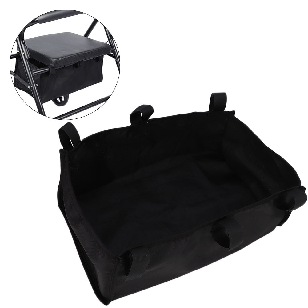 POCREATION Under Seat Rollator Storage Bag,4 Wheeled Walker Rollator Wheelchair Frame Replacement Storage Bag