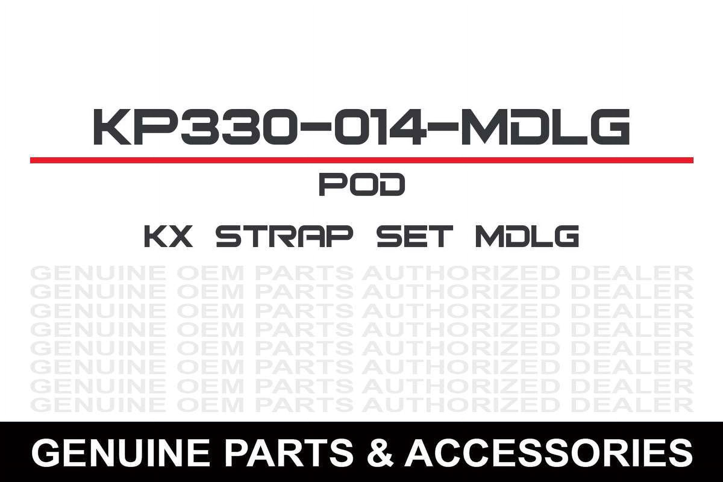 POD KX Knee Brace Replacement Strap Set Black MDLG