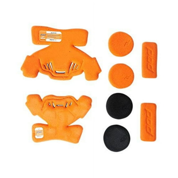 POD K1 Youth Knee Brace Pad Set Orange LG (Left)