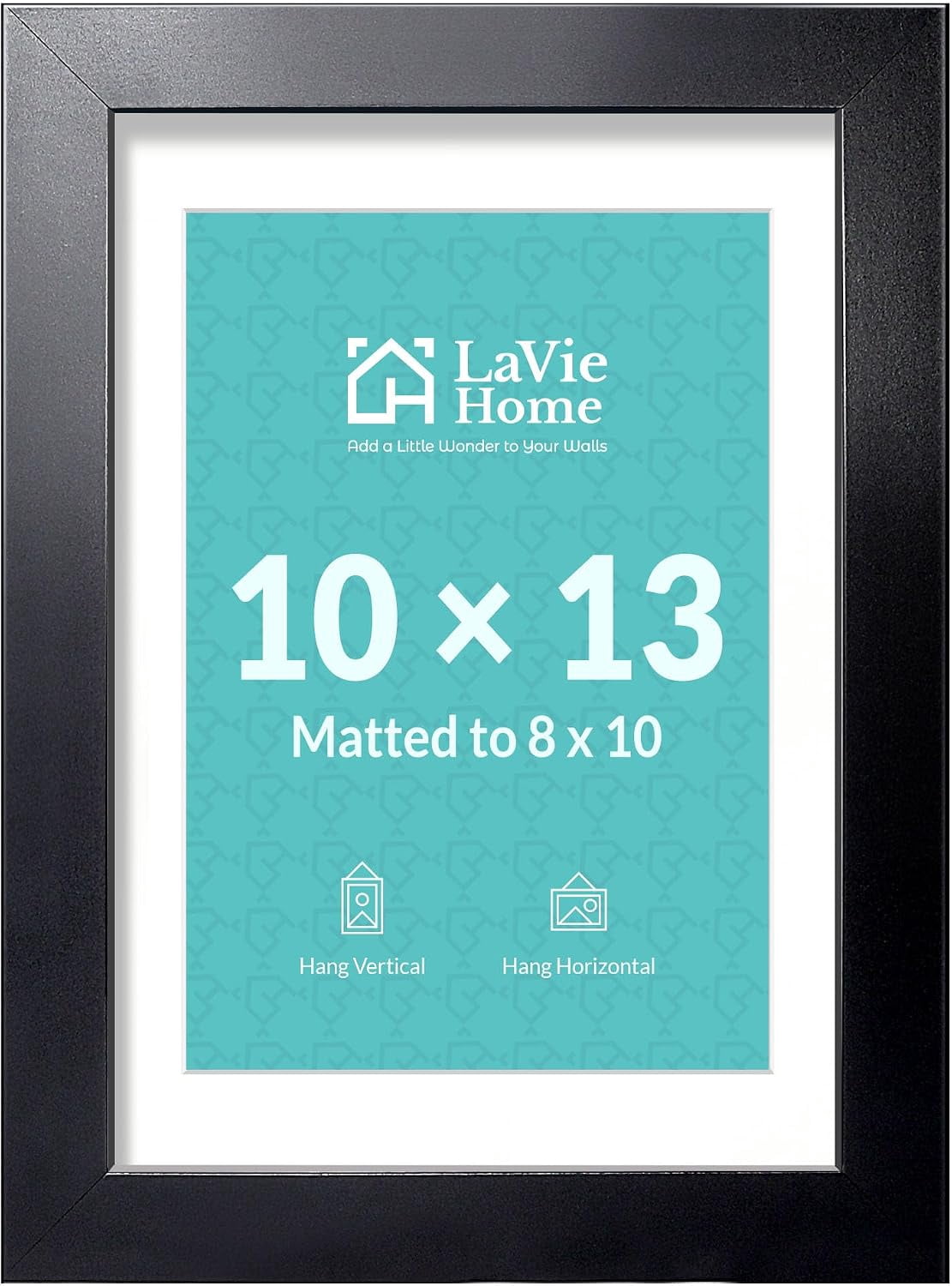 PODJEH-10 x 13 Picture Frame Black Poster Frame,Display Pictures 8x10 ...