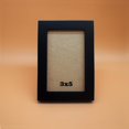 Pvc 2 Inch Solid PODJEH-3x5 Inch Solid Wood Picture Frames Black Finish Acrylic Front ...