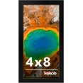 PODJEH-4x8 Picture Frame for Wall Display, 4x8 Black Picture Frame with ...