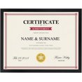 PODJEH-8.5x11 Picture Frame Black, Certificate Award Document Diploma 8 ...