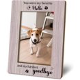 PODJEH-Pet Memorial Picture Photo Frame 4x6, Dog Cat Passing Away Gifts ...