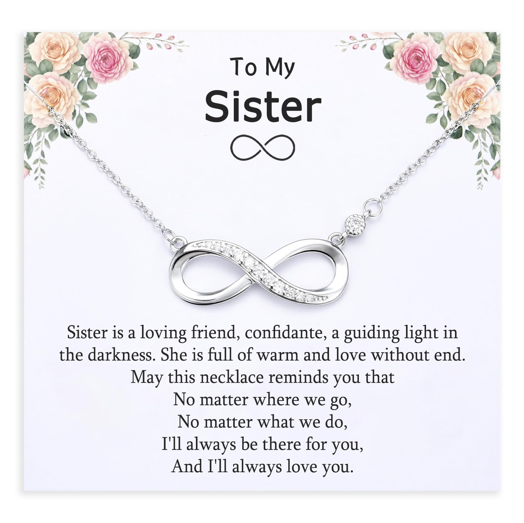 Adjustable Beaded Heart Bracelet For Sister - Christmas, Birthday, Graduation Soul Sister Gift