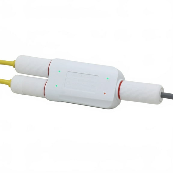 POE+ 1 In 2 Out Gigabit PoE Extender Passthrough Switch Outdoor IP65 Waterproof