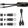 POE Combiner Splitter Adapter, Run 2 IP Cameras on 1 Cable, Works on