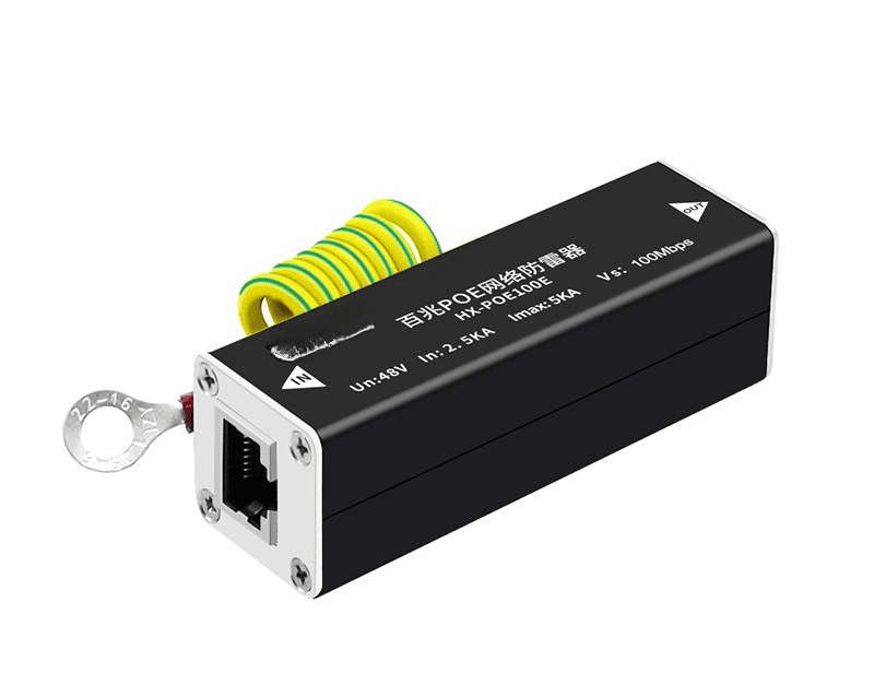 Breads Router POE Network Surge Protector RJ45 Ethernet Lightning Arrester for ...