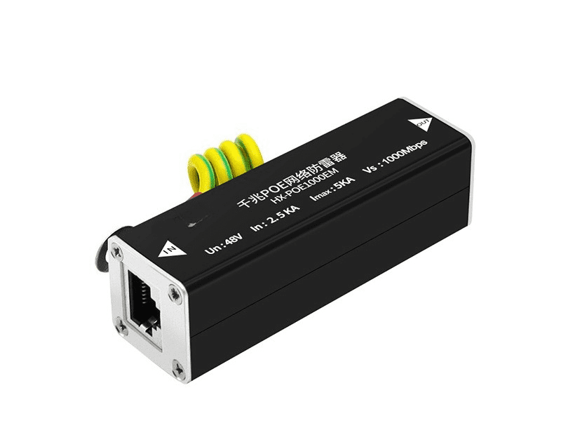 Breads Router POE Network Surge Protector RJ45 Ethernet Lightning Arrester for ...