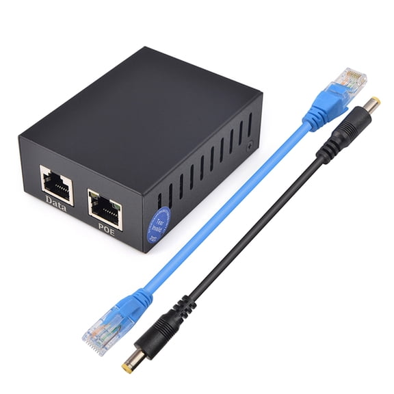 POE Separator 12V 5A Metal Case POE Splitter RJ45 10/100/1000Mbps Efficient