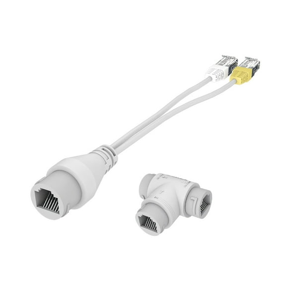 POE Splitter 1-To-2 Saving Cable Three-way RJ45 Connector For Security Camera Router Wrieless Security Camera