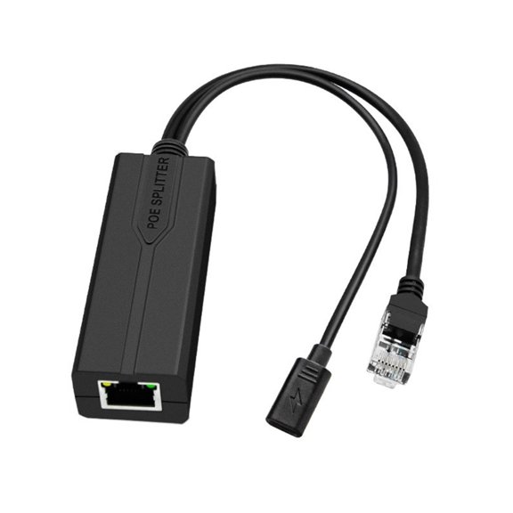 POE Splitter 48V To 5V USB C Power Converters For Networking Devices 10/100Mbps