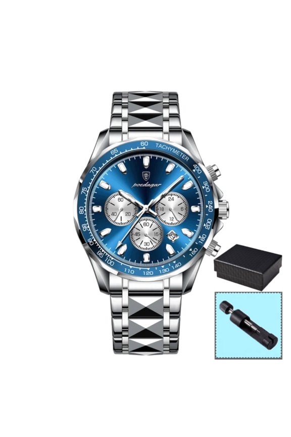 All-Match Men Quartz Analog Watch, Luminous Hands Reliable Quartz Movement Dress Watch