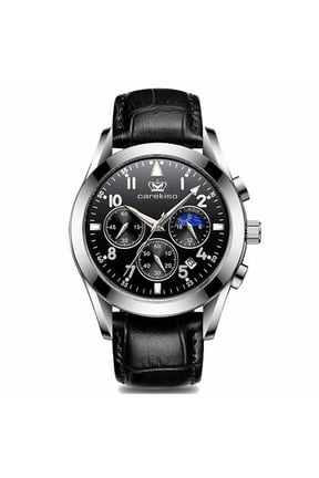 Carekiso Men Watch Stainless Steel Sports Chronograph Top Luxury Waterproof Luminous Quartz Watches
