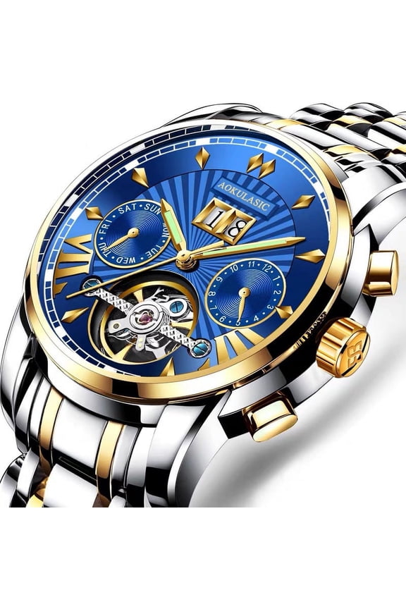 Casual Mens Watches Top Brand Luxury Automatic Mechanical Business Watch Men Waterproof Reloj Hombres Tourbillon