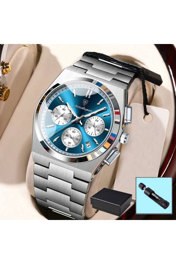 Daily Commute Men Quartz Watch Luminous Hands Versatile All Outfit Matching Wristwatch