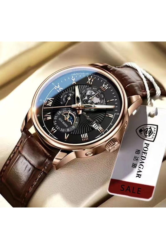 Fashion Date Quartz Men Watches Top Brand Luxury Waterproof Luminous Man Clock Military Leather Sport Mens Wrist Watch
