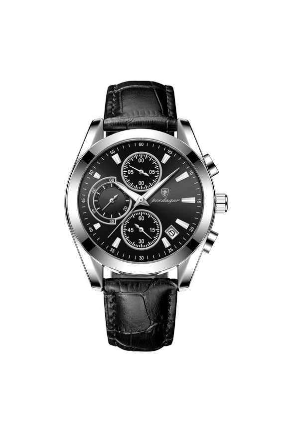 Luxury Business Men's Watches Ultra Thin Waterproof Luminous Date&Week Stainless Steel Men Watch Quartz Male Clock Gift