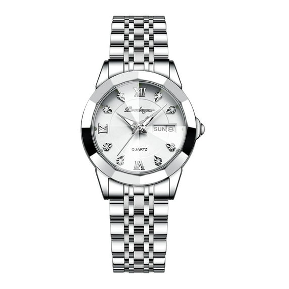 POEDAGAR Luxury Elegant Ladies Watch High Quality Casual Stainless Steel Luminous Waterproof Quartz Women's Watches Dress Clock