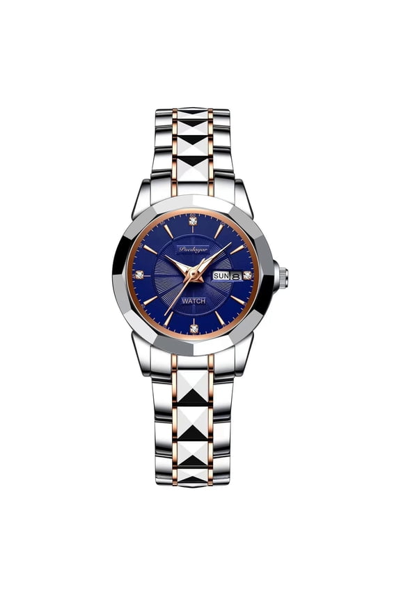 Luxury Ladies Watches Fashion Casual Stainless Steel Luminous Waterproof Quartz Women's Watches Dress Clock Reloj Mujer