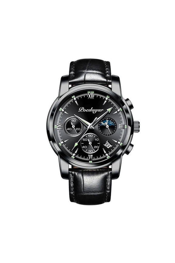 Luxury Men Mechanical Wristwatch Genuine Leather Automatic Sports Chronograph Men Watches Top Brand Business Clock