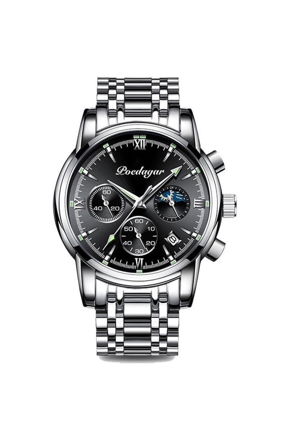 Luxury Men Mechanical Wristwatch Genuine Leather Automatic Sports Chronograph Men Watches Top Brand Business Clock