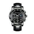 thumbnail image 1 of POEDAGAR Luxury Men Watch Casual Waterproof Chronograph Luminous Date Man Wristwatch Sports Stainless Steel Men's Quartz Watches, 1 of 10