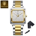 thumbnail image 1 of POEDAGAR Luxury Military Square Quartz Luminous Men's Watch, 1 of 5