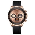 thumbnail image 1 of POEDAGAR Luxury Watch For Men Chronograph Waterproof Luminous Date Man Wristwatch Stainless Steel Men's Watches Quartz Clock box, 1 of 10