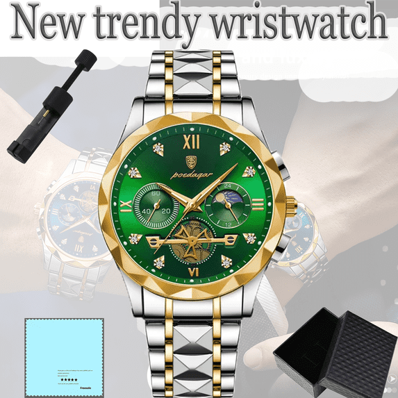 POEDAGAR Luxury Women's Watch Elegant Waterproof Stainless Steel Women's Diamond Quartz Women's Watch
