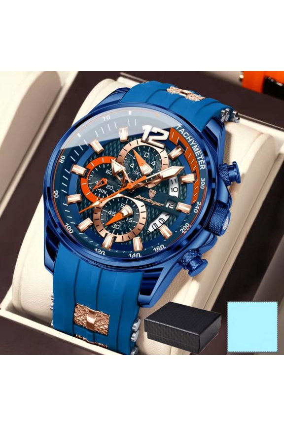 Men Luminous Quartz Watch, Versatile Universal Matching Timepiece for Travel Daily Life