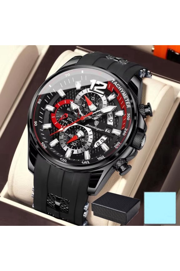 Men Luminous Quartz Watch, Versatile Universal Matching Timepiece for Travel Daily Life