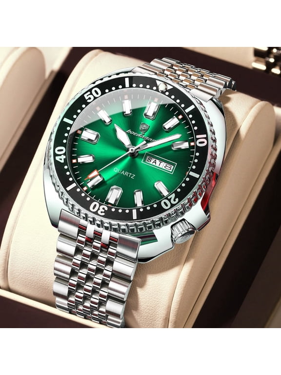 Men Quartz Wrist Watch Stainless Steel Casual Analog watch