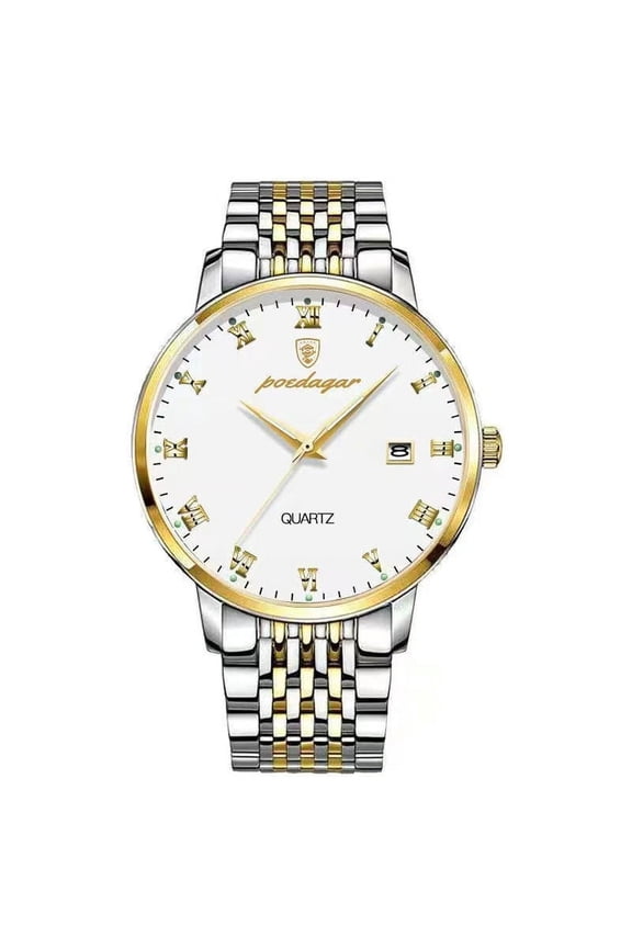 Men Watch Fashion Business Luxury Clock with Date Week Men's Sport Watches Waterproof Luminous Mens Quartz Wristwatch