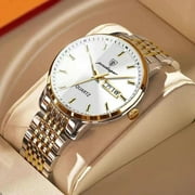 POEDAGAR Men Watch Sport Chronograph Fashion Date Quartz Wristwatch Top Swiss Brand Luxury Waterproof Luminous Steel Band Watch