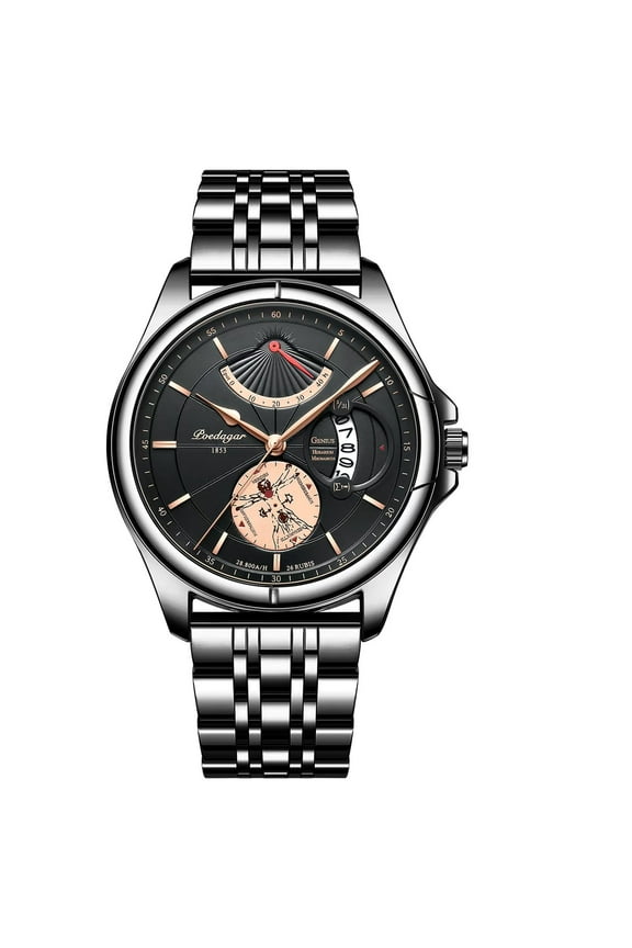 Men Watch Sport Decoration Function Steel Band Waterproof Luminous Date Sport Watches Luxury Men's Quartz Wristwatch