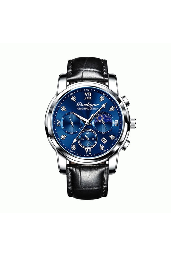 Men Watch Stainless Stain Business Watches Men's Top Brand Luxury Waterproof Luminous Date Fashion Quartz Wristwatch