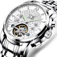 thumbnail image 1 of POEDAGAR Men Watch Top Brand Luxury Automatic Mechanical Watches Waterproof Luminous Business Stainless Stain Men's Wristwatch, 1 of 5