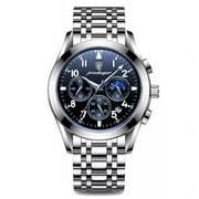 POEDAGAR Men Watch Top Brand Luxury Automatic Mechanical Watches Waterproof Luminous Business Stainless Stain Mens Wristwatch
