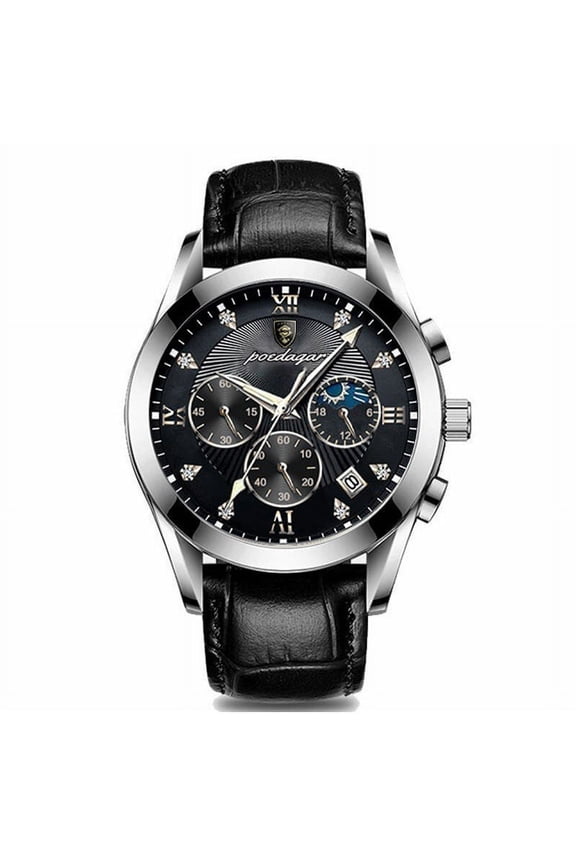 Men Watches New Fashion Leather Waterproof Luminous Top Brand Luxury Mens Quartz Wristwatch Relogio Masculino