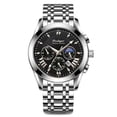 thumbnail image 1 of POEDAGAR Men Watches New Fashion Leather Waterproof Luminous Top Brand Luxury Mens Quartz Wristwatch Relogio Masculino, 1 of 1