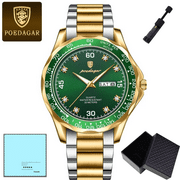 Poedagar Men's Business Luxury Classic Sports Waterproof Luminous Date Display Quartz Watch