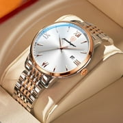 POEDAGAR Mens Watches Mechanical Watch Automatic Top Brand Luxury Waterproof Luminous Wristwatch Business Relogio Masculino